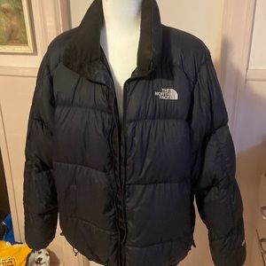 Black North Face 550 Puffer Jacket Mens Large